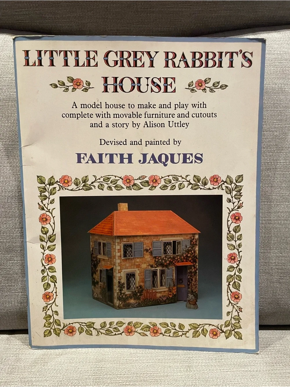 Little Grey Rabbit's House Model Kit. Devised and painted by Faith Jaques. 1982